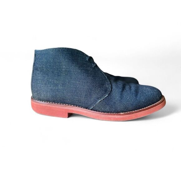 Mark McNairy Denim Chukka Unisex Boots US 7 UK 5 Red Sole Made In England main image 8